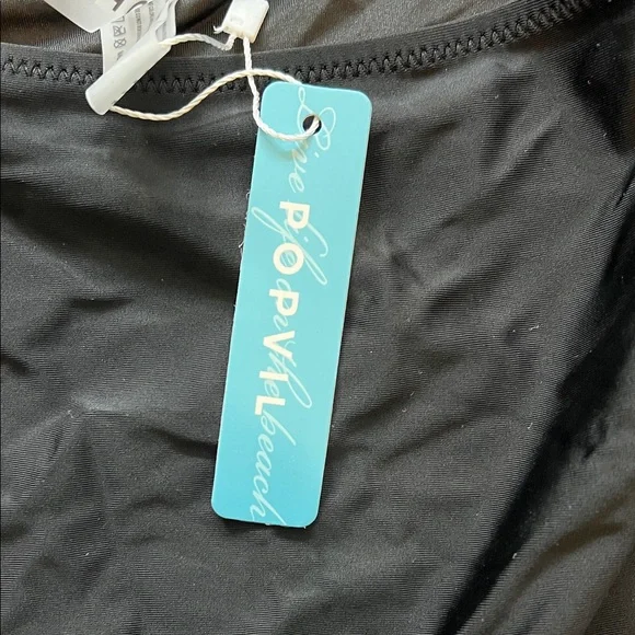 Popvil high waisted swim suite. NWT. Size large. - Picture 2 of 9
